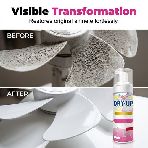 Fan cleaner spray no dismantling
