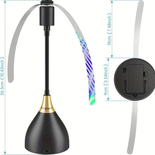 Holographic Fly Repellent Fan Blades