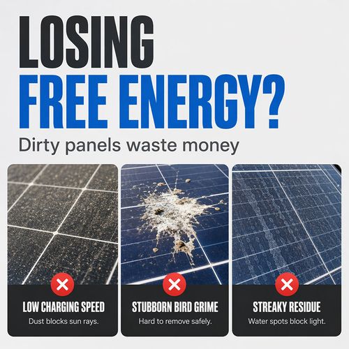 solar panel cleaning spray