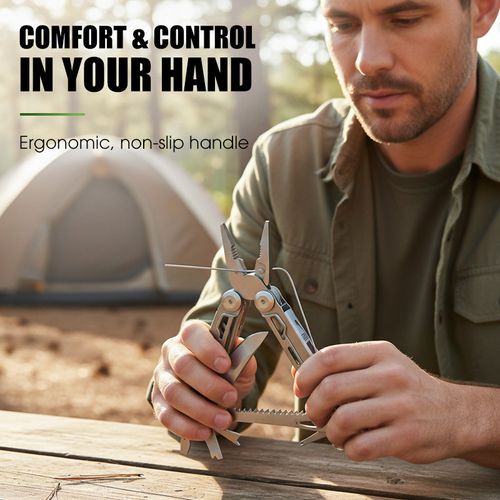 Stainless Steel Folding Multi-Purpose Pliers