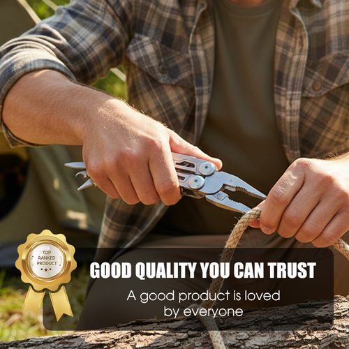 Stainless Steel Folding Multi-Purpose Pliers