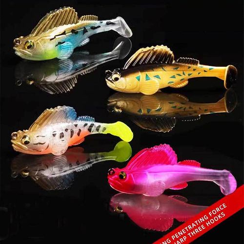 9-Piece T-Tail Soft Lure Set with Box