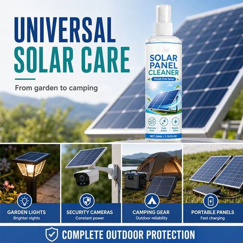 solar panel cleaning spray