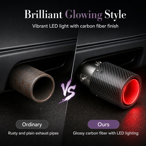 Universal LED Car Exhaust Pipe