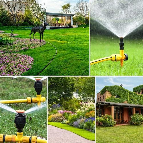 Rotation Auto Irrigation System Garden Lawn Sprinkler Patio