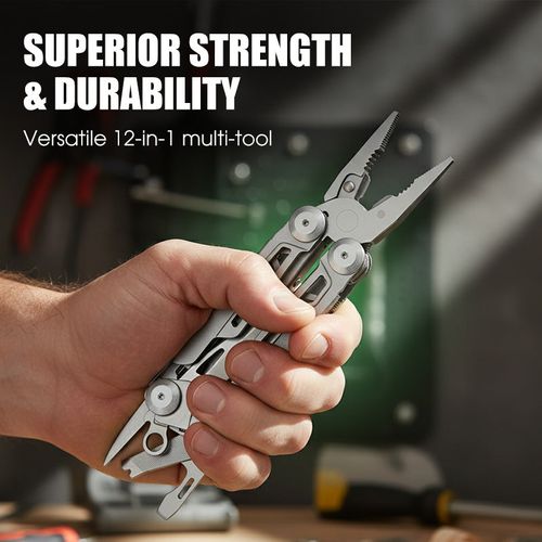 Stainless Steel Folding Multi-Purpose Pliers