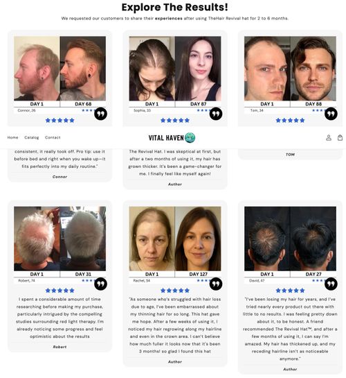 Hair Revival Hat 🚨 Hair Getting Thinner? Time to Take Action.