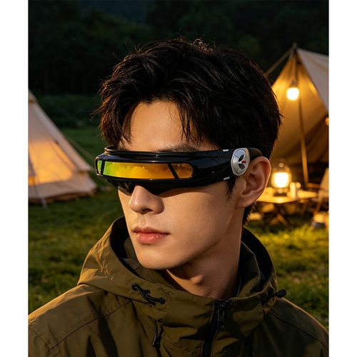 Retro Punk sunglasses with irregular shape