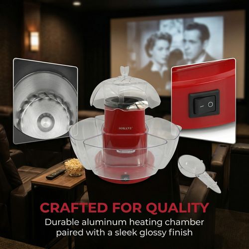 Automatic Hot Air Popcorn Maker