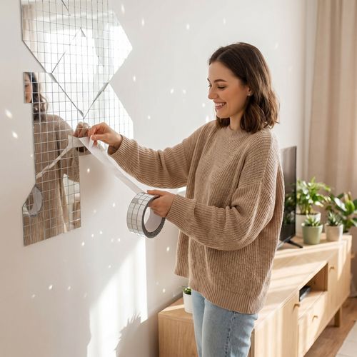 Disco Ball Mirror Sticker
