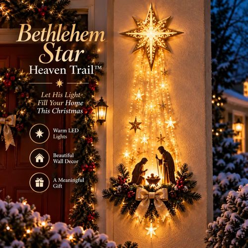 Light emitting Birth Scene Wall Decoration