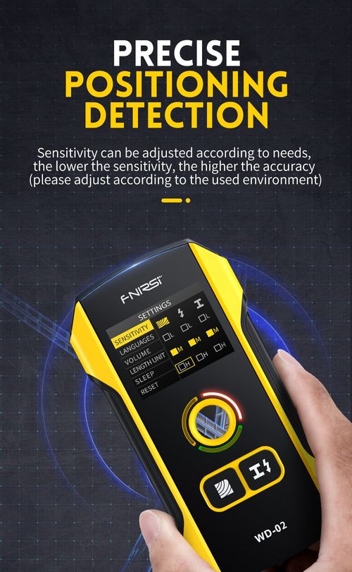 Metal Detector Wall Stud Scanner with Positioning Hole
