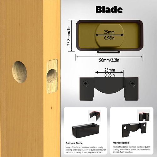 Professional Door Latch Installation Tool – Accurate Mortise Guide