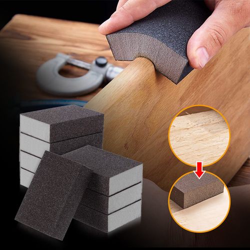 High-density scouring sponge