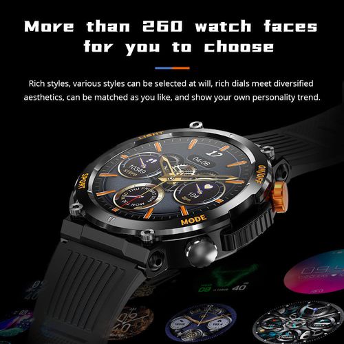 Waterproof sports and outdoor watch