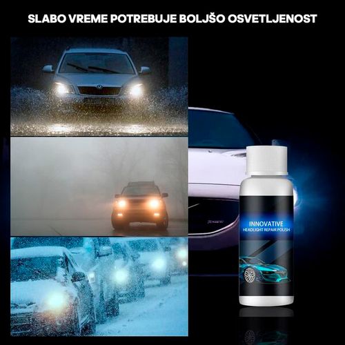 Car headlight repair fluid