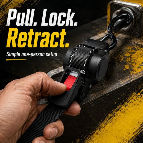 Auto Retractable Ratchet Straps
