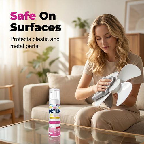Fan cleaner spray no dismantling