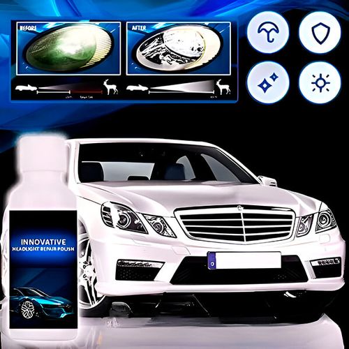 Car headlight repair fluid