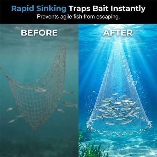 Easy-to-throw fishing nets