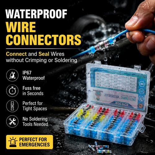 IP67 Waterproof Solder Wire Connector Kit