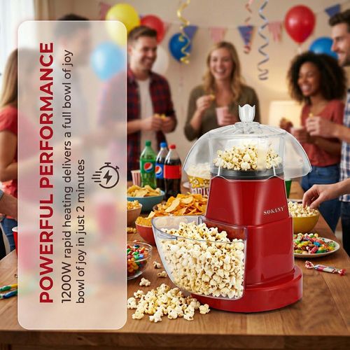 Automatic Hot Air Popcorn Maker