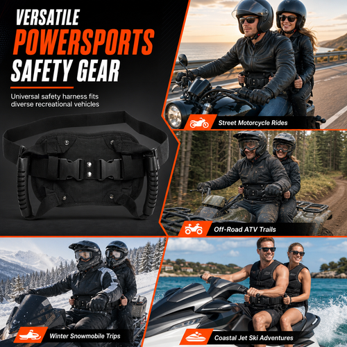 Motorcycle Passenger Grab Handle Belt