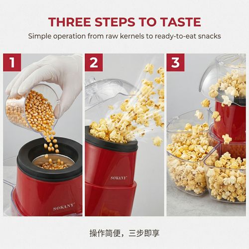 Automatic Hot Air Popcorn Maker