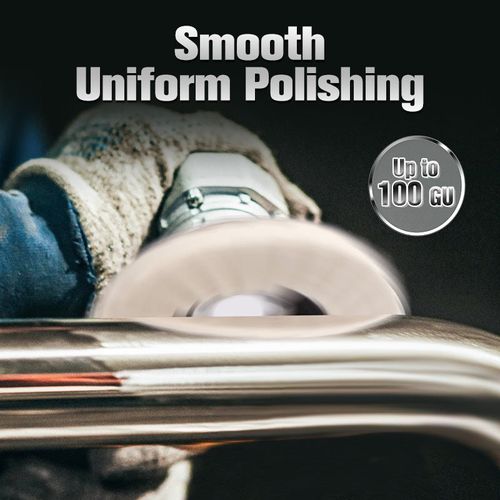 Wool felt polishing disc
