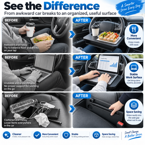 Car Steering Wheel Tray