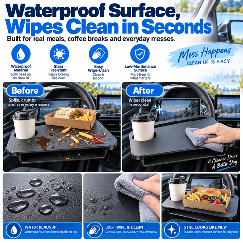 Car Steering Wheel Tray
