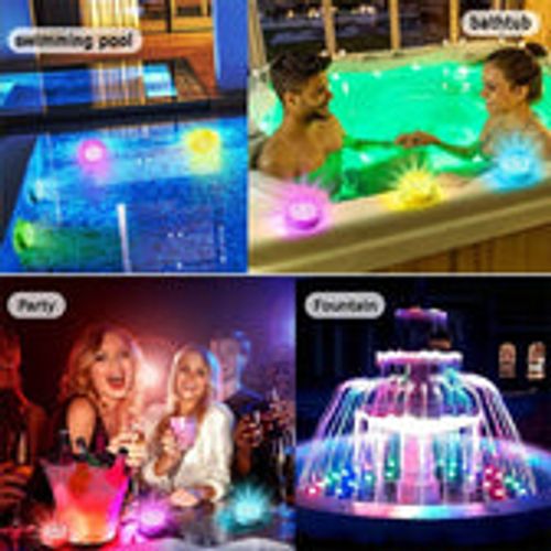 Buy 1 Get 2🌀🌊Submersible LED Pool Lights (RF Remote Control)