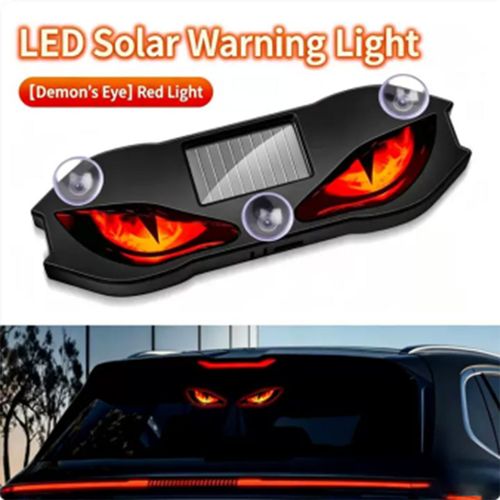 Solar Powered LED Car Warning Light