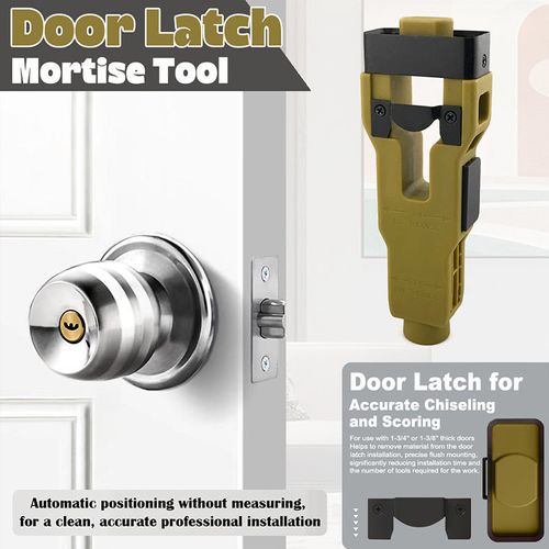 Professional Door Latch Installation Tool – Accurate Mortise Guide