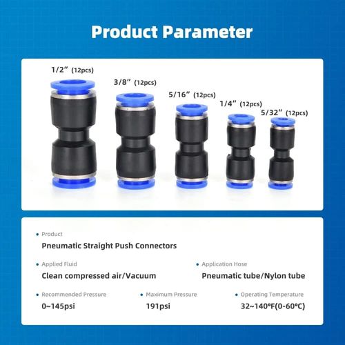Straight Push Connectors
