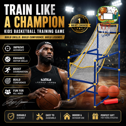 Kids Indoor Basketball Arcade Game