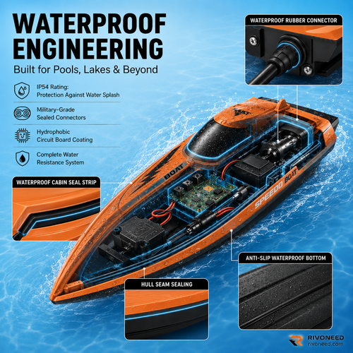 Dual-Motor RC Boat with Extreme Performance