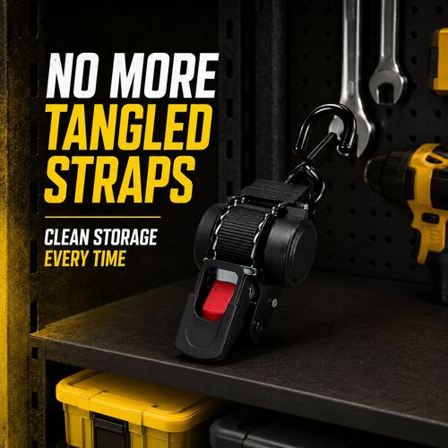 Auto Retractable Ratchet Straps