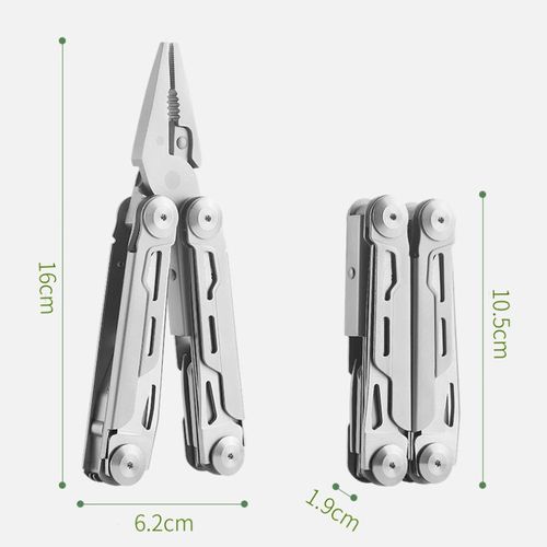 Stainless Steel Folding Multi-Purpose Pliers