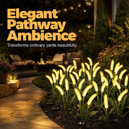 Decorative Solar Garden Lights in the Shape of a Foxtail