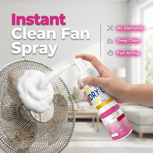 Fan cleaner spray no dismantling