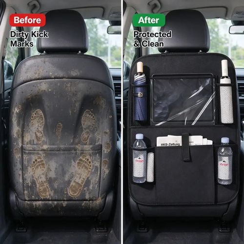 Durable Auto Accessory Car Back Seat Organizer with Tablet Holder
