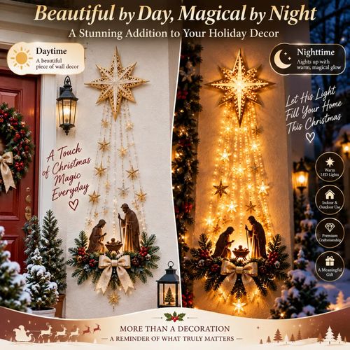 Light emitting Birth Scene Wall Decoration