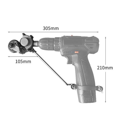Metal sheet cutter for electric drills