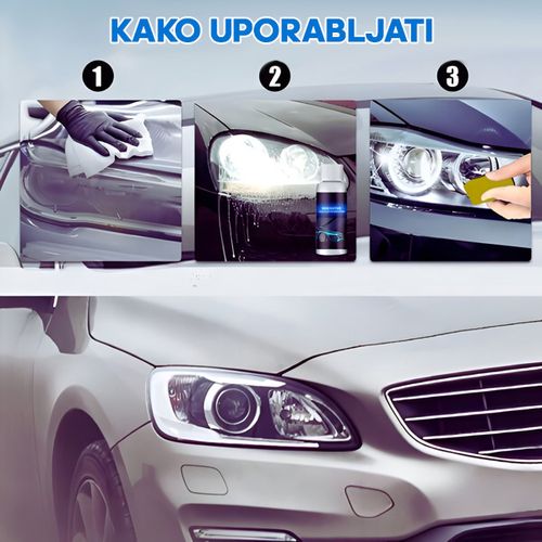 Car headlight repair fluid