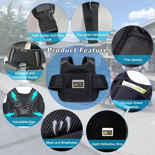 Adjustable Kids Motorcycle Safety Harness