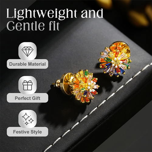 Colorful Fireworks Earrings and Necklaces for Ladies