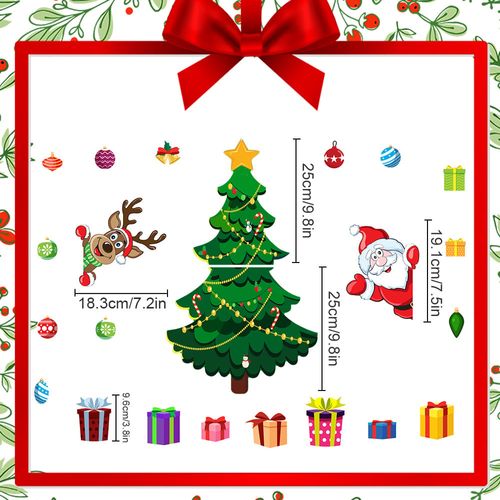 Christmas Themed Magnetic Sticker
