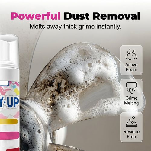 Fan cleaner spray no dismantling