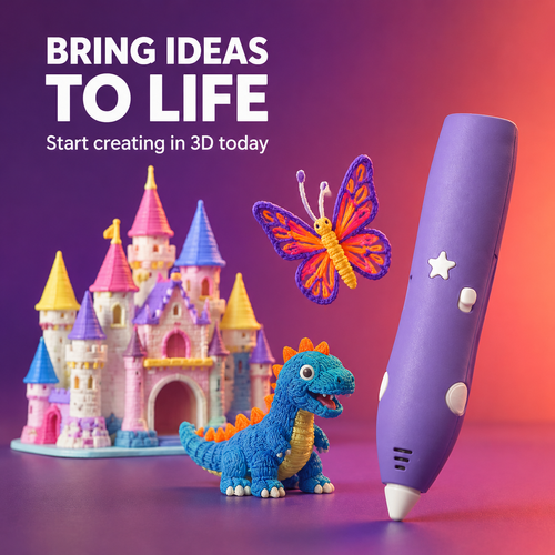 Kids Wireless 3D Printing Pen